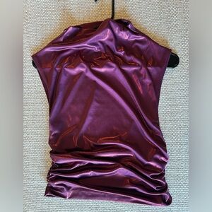 Anthropologie Maeve Shimmery Purple Top